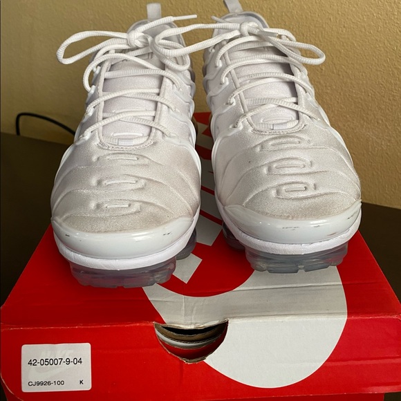 Nike Air VaporMax Plus Men Size10.5 White Platinum main image 7